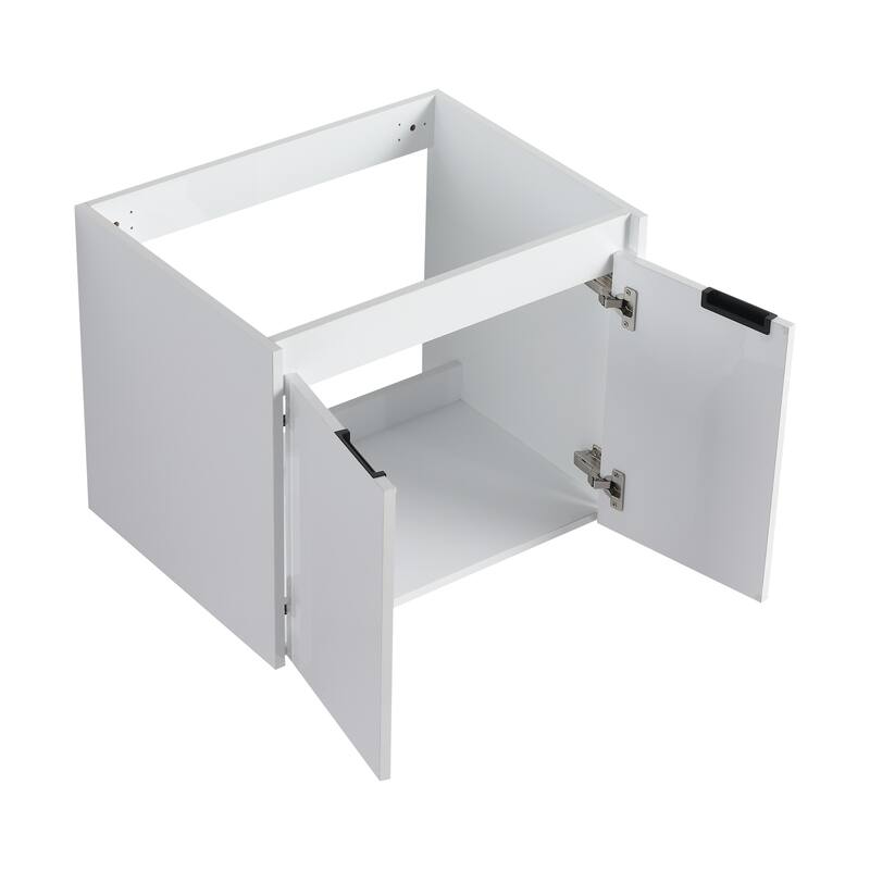 Float Mounting Bathroom Vanity With Resin Sink