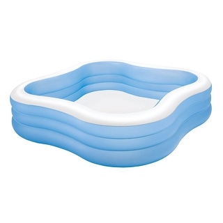 Intex 7.5ft x 22in Beach Wave Swim Center Inflatable Swimming Pool - 14