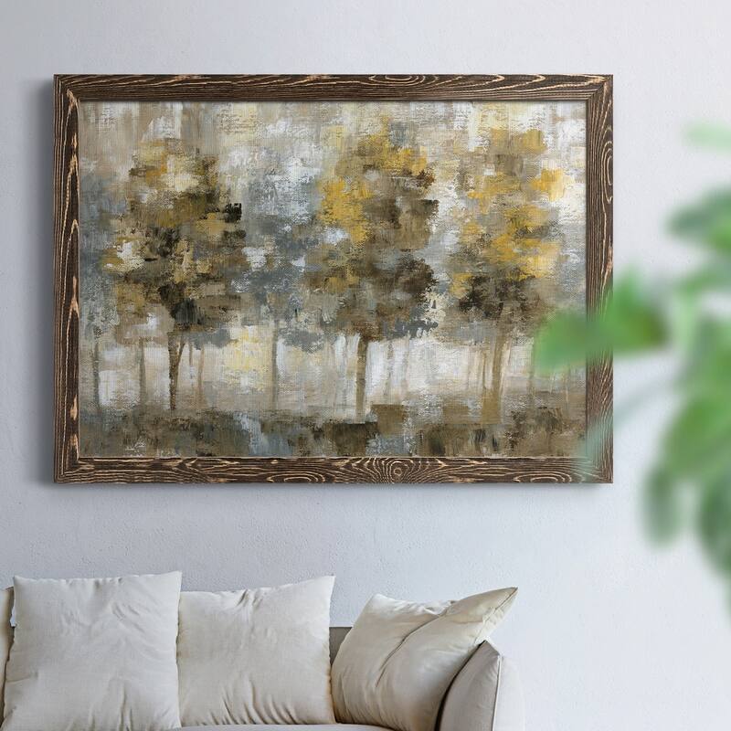 Linen Trees-Premium Framed Canvas - Ready to Hang