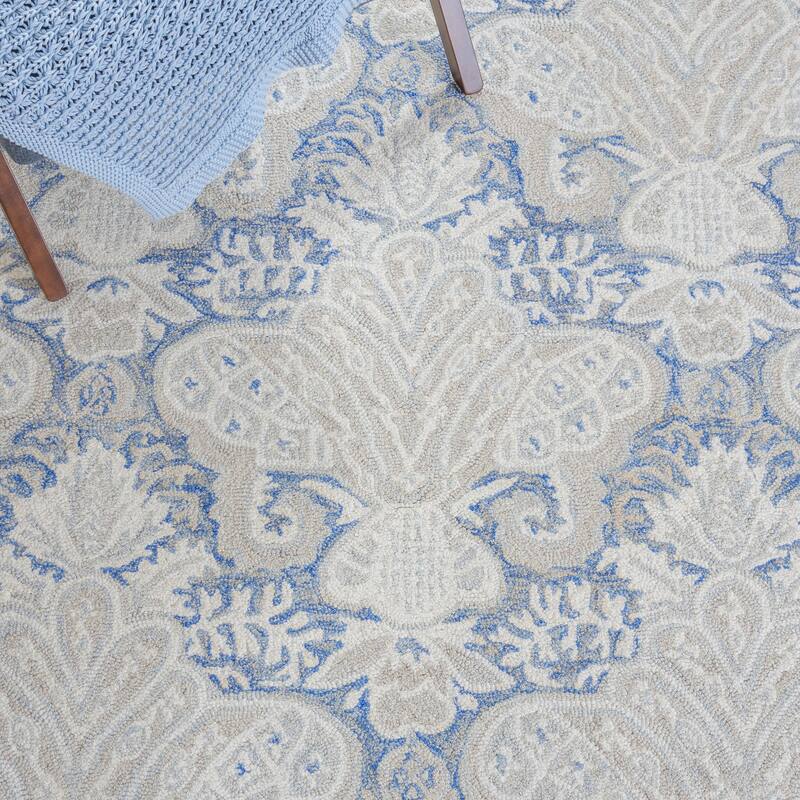 SAFAVIEH Handmade Micro-Loop Doinita Modern Wool Rug