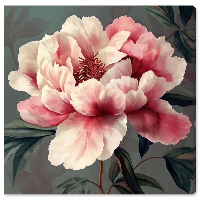 Opal Bloom I Canvas by Art Remedy, Gallery Wrapped - 24" x 24"