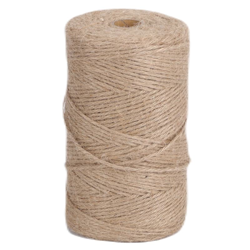 VECELO Brown Garden Twine Strong Hemp Rope for Gardening Plant Tie Floristry Crafts Gift Wrapping Packing Decor - 90MM