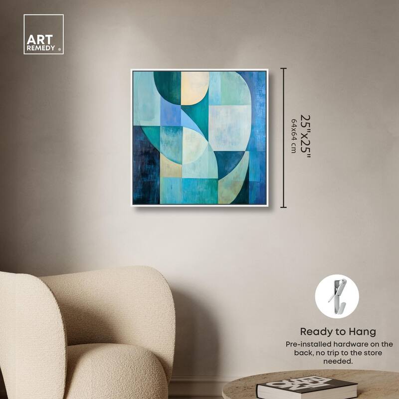 Color Blocks I Canvas by Art Remedy