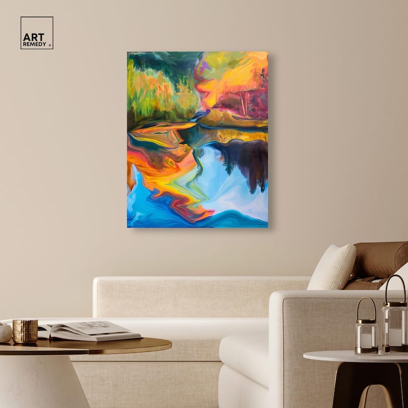 Aurora's Embrace Canvas by Art Remedy, Gallery Wrapped