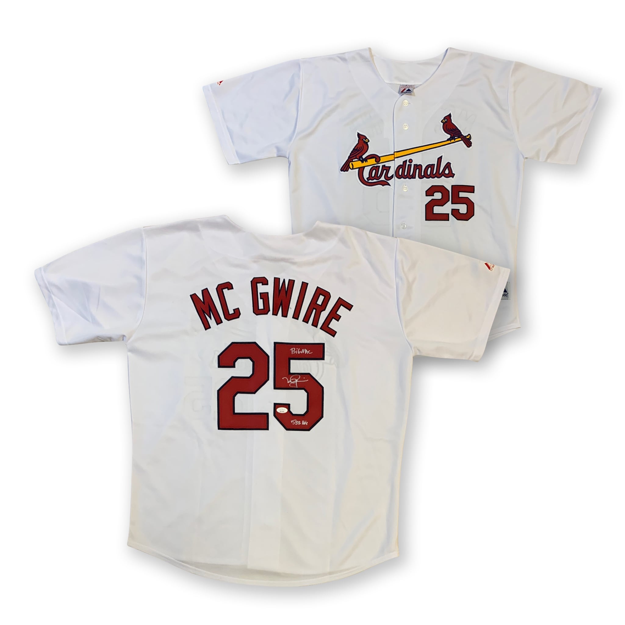 Mark McGwire Autographed St Louis Cardinals Signed Majestic