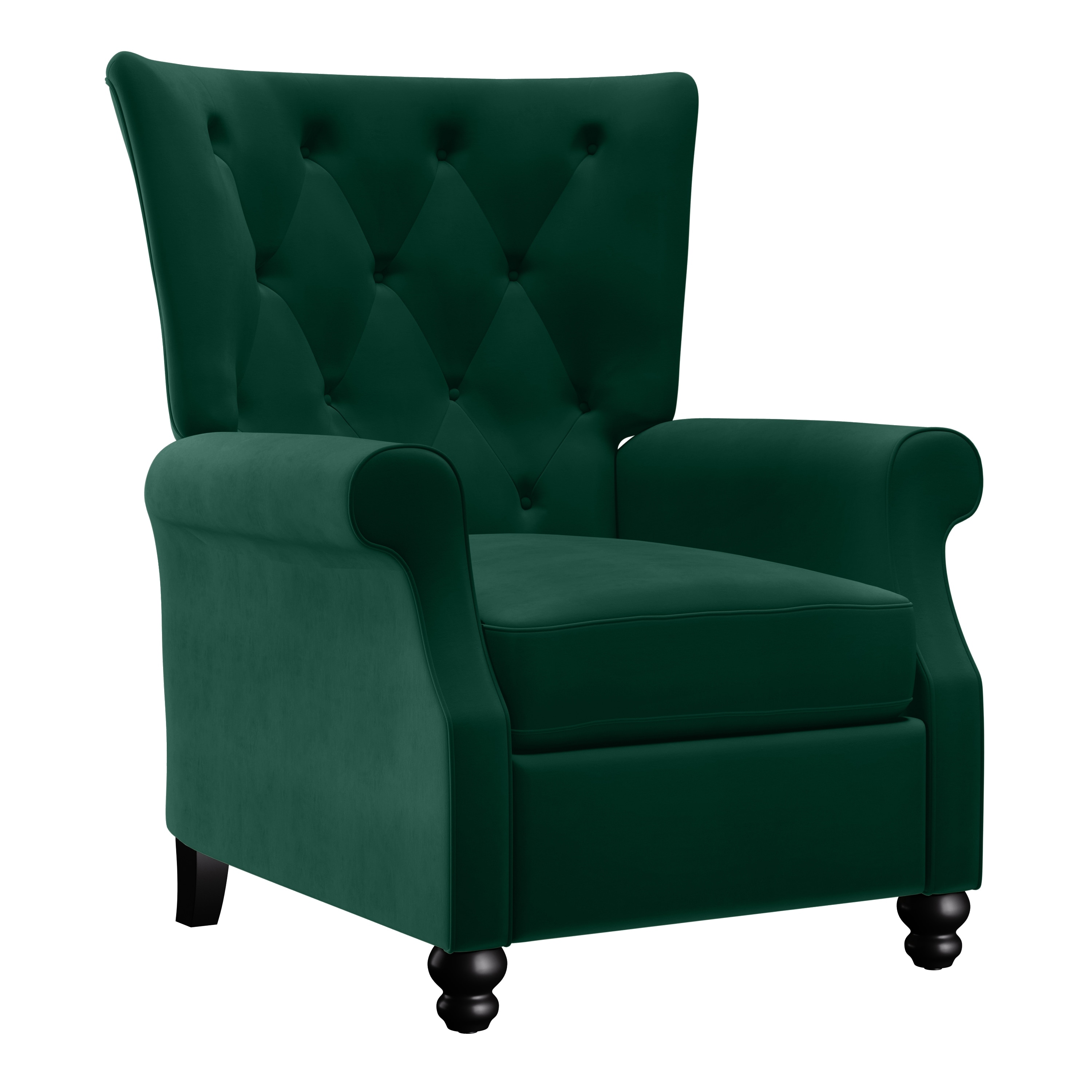 Copper grove velvet push back recliner chair store