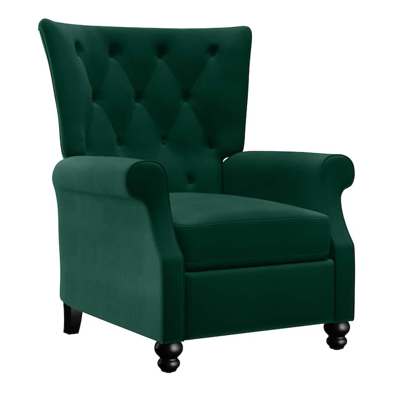 Copper Grove Plush Push-back Recliner Chair