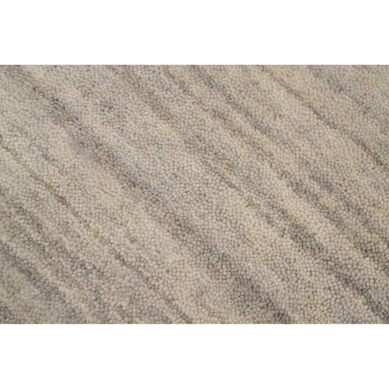 Hand Knotted Oriental 100% Wool Carpet Tribal Animal Pictorial Beige & Ivories Gabbeh Area Rug - 7' 9'' X 5' 0''