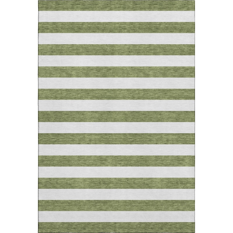 Premium Washable Super Soft Cabana Stripe Mayfield Rug