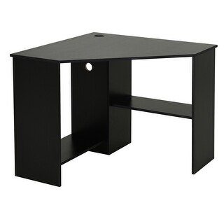 Shop Homcom Multi Tier Corner Computer Desk Writing Table For Home