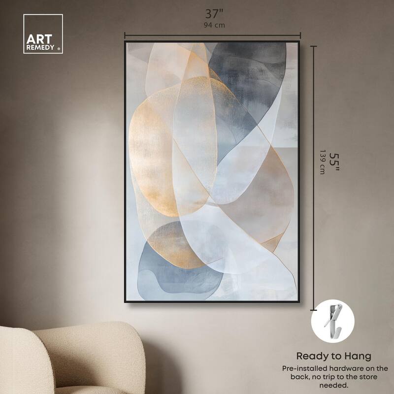 Blue Haze Canvas by Art Remedy