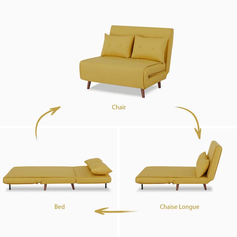 Haru 40" Convertible Lounge/ Sleeper Chair