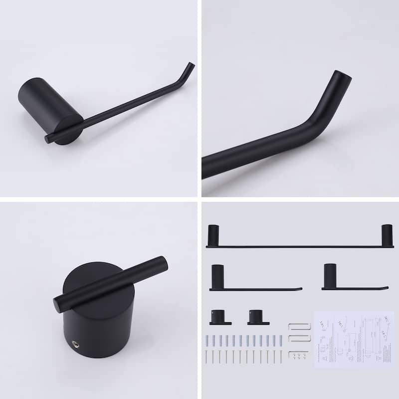 WOWOW 5-Piece Bath Hardware Set Accessory