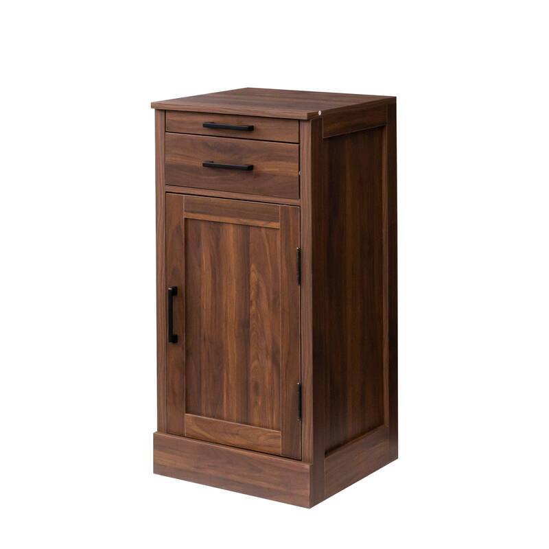 GDF Studio - Centennial Modern 35.43" Tall Modular Wine Bar Buffet Cabinet Storage