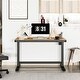 preview thumbnail 11 of 25, FlexiSpot 48 Inch Bamboo Texture Top COMHAR Home Office Desk Height Adjustable Standing Computer Desk USB Charging