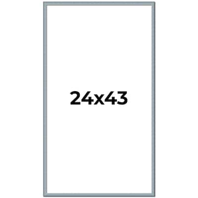 24x43 Frame Rustic Sky Blue Solid Wood Picture Frame | 0.75 Inch