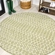 preview thumbnail 128 of 166, JONATHAN Y Trebol Moroccan Geometric Textured Weave Indoor/Outdoor Area Rug