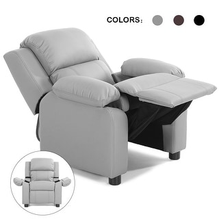 Deluxe Padded Kids Sofa Armchair Recliner Headrest Children w