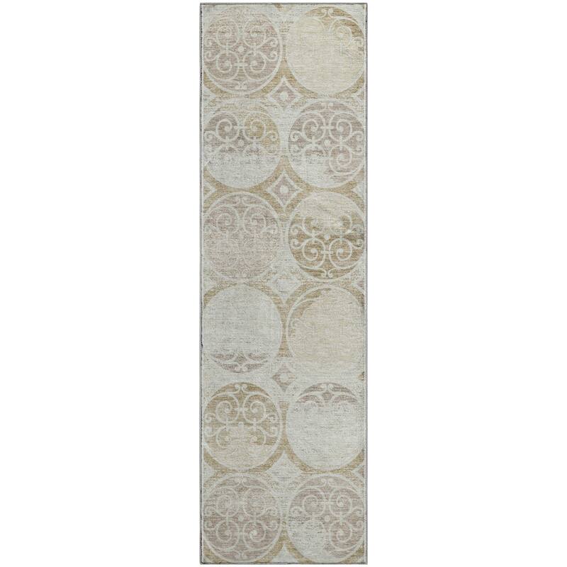 Premium Washable Super Soft Traditional Scroll Mayfield Rug