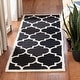 preview thumbnail 20 of 66, SAFAVIEH Handmade Chatham Elia Modern Moroccan Wool Rug 2'3" x 11' Runner - Black/Ivory - Runner