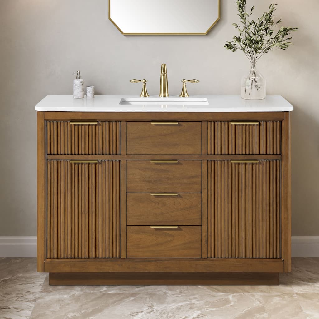 Ove Decors XANDER-48 Xander 48" Free Standing Single Basin Vanity Set