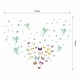 preview thumbnail 9 of 7, Walplus Fairy Glow in The Dark Floral Butterflies Kids Wall Stickers