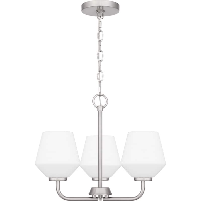 Nielson 3-Light Brushed Nickel Pendant Light