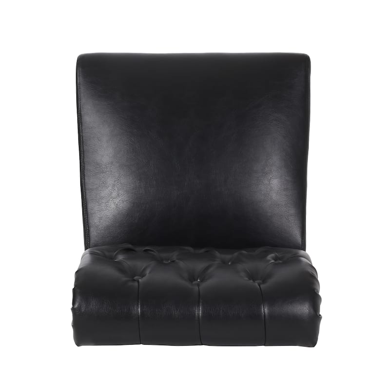 Elwood Tufted Rolltop Dining Chairs (Set of 6) by Christopher Knight Home