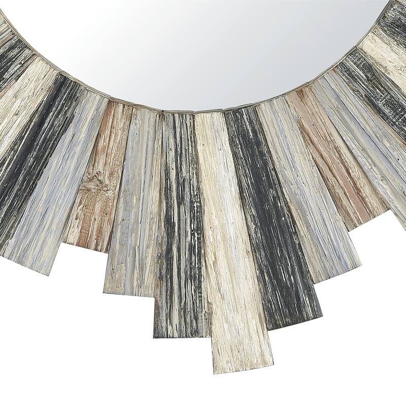 Elk Home Chatham Light Gray Wood 31.5 Inch Wide Mirror