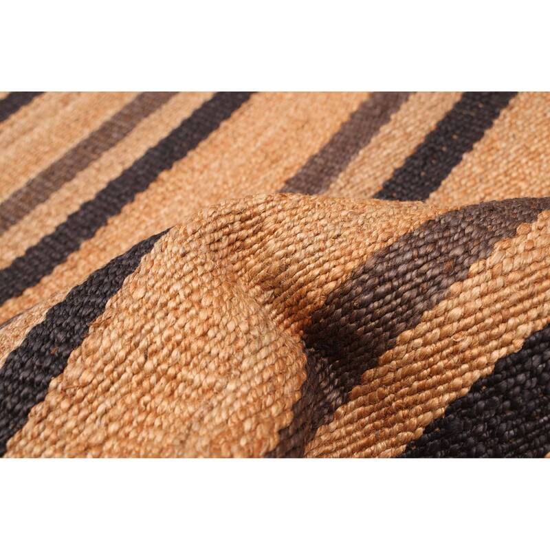 ECARPETGALLERY Flat-Weave Palas Denizli Tan Jute Rug - 5'5 x 7'9