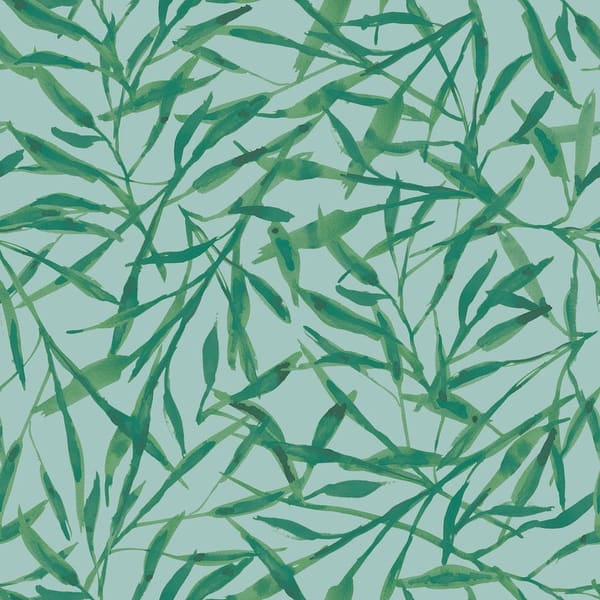 watercolour leaves wallpaper
