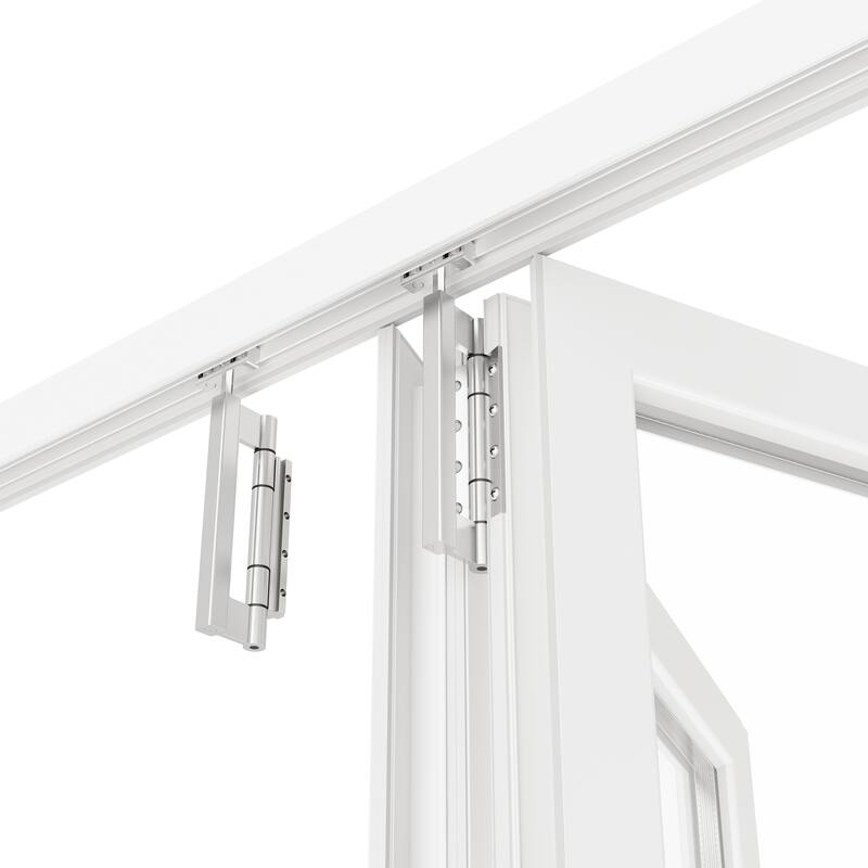 KaMic 96" x 96" 3-Panel Aluminum Patio Folding Door Left to Right-Outswing