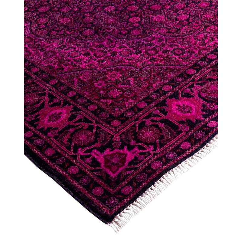 Fine Vibrance One-of-a-Kind Handmade Area Rug - Pink, 4' 10" x 6' 6" - 4' 10" x 6' 6"