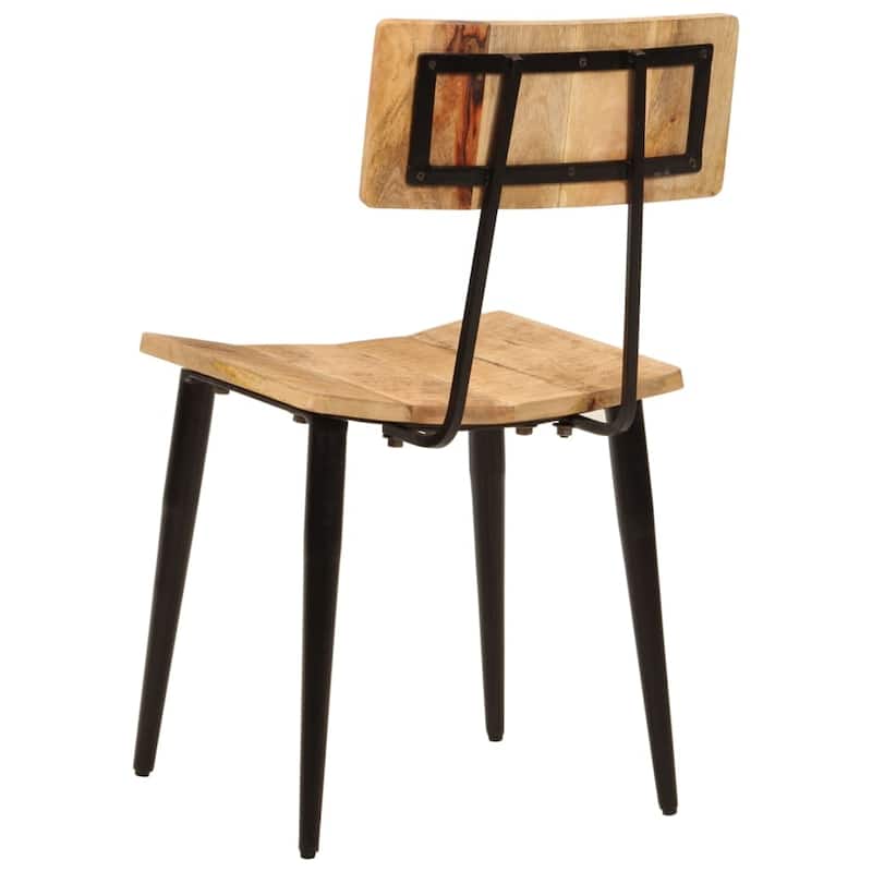 vidaXL Dining Chairs 2/4 pcs Solid Reclaimed Wood/Solid Wood Mango