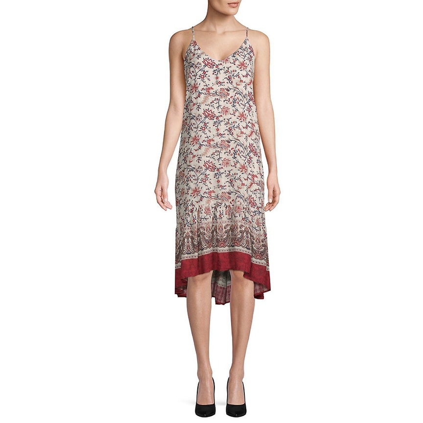 moon river floral midi dress