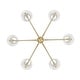 preview thumbnail 5 of 7, Golden Lighting 3690-6 IL Kennedy 6 Light 35" Wide Chandelier