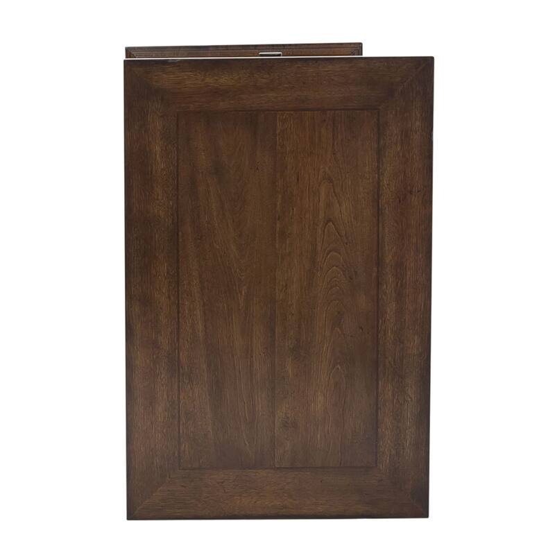 Tribeca Cordovian Brown Drawer Chair Side Table