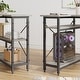preview thumbnail 23 of 113, Small L Shaped Desk with Storage Shelves Corner Computer Desk
