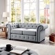 preview thumbnail 14 of 26, Corvus Aleksis Tufted Chesterfield Loveseat Sofa