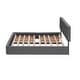 preview thumbnail 21 of 22, Queen Size Bed with 2 Storage Drawers and a Twin XL Trundle, Upholstered Platform Queen Bed Frame with Tufted Headboard