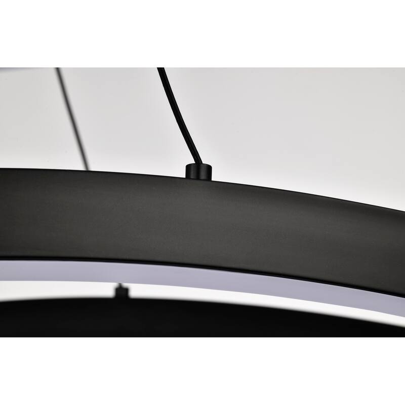 Sylas 48 Inch LED Pendant Matte Black Finish - Matte Black