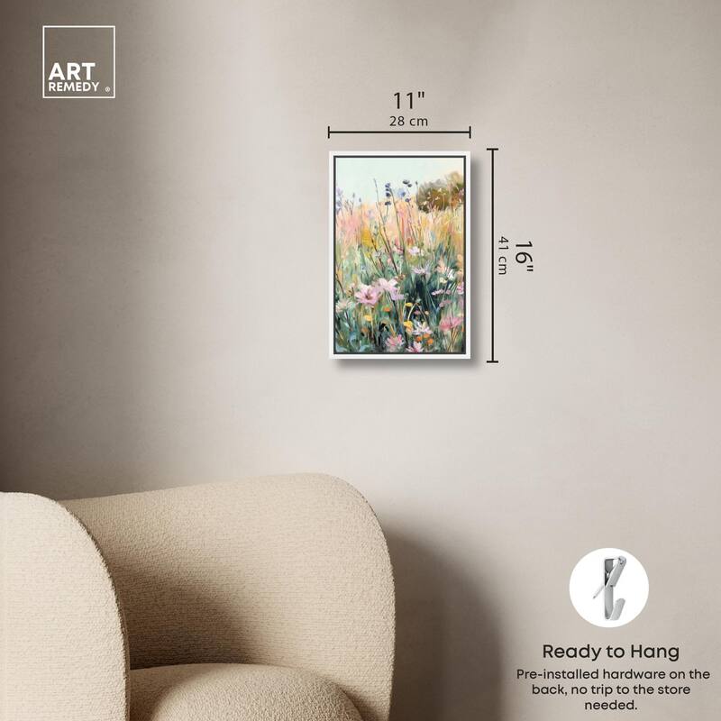 Floral Impressionism II Canvas by Art Remedy
