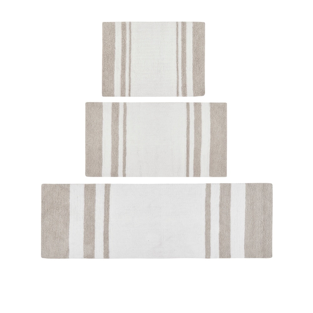 Madison Park Spa Cotton Reversible Bath Rug