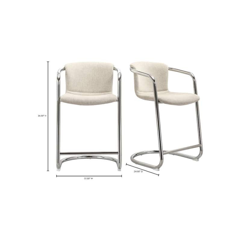 Aurelle Home Industrial Counter Stools (Set of 2)