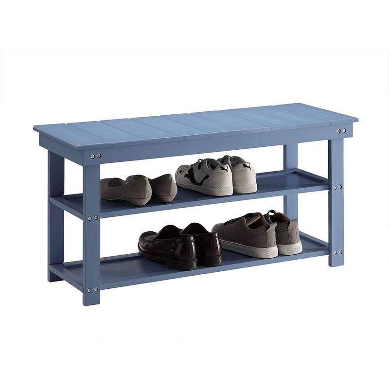 Copper Grove Cranesbill Mudroom Shoe Storage Bench
