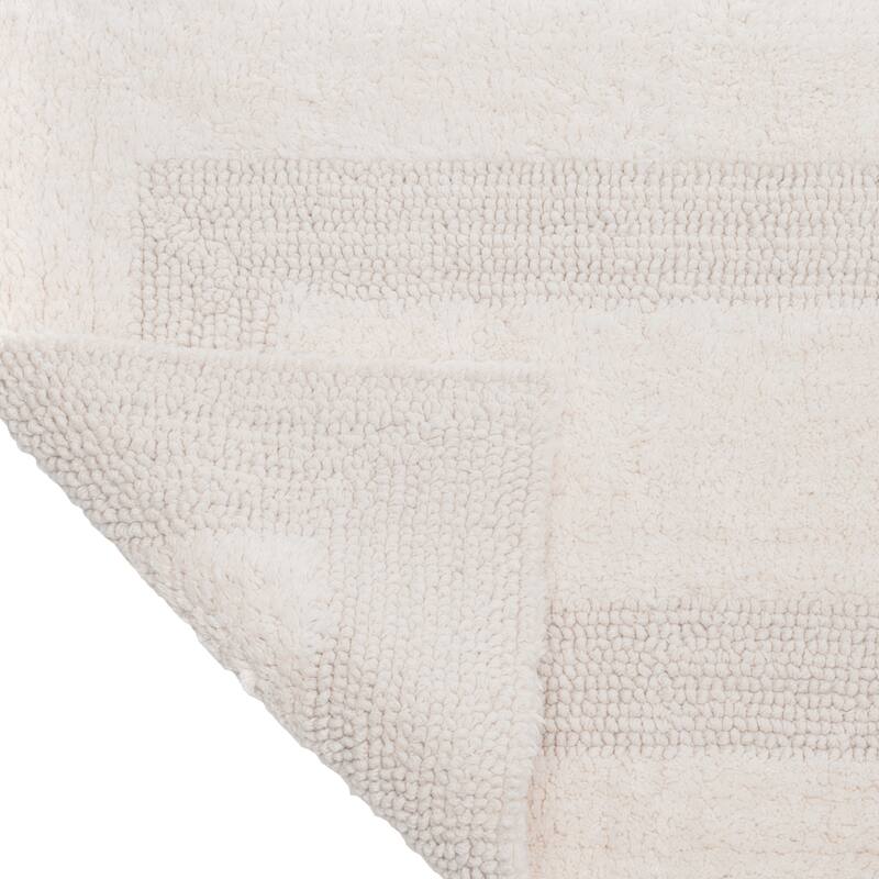 Bath Mat - 60x24-Inch Plush Cotton Bathroom Runner by Windsor Home