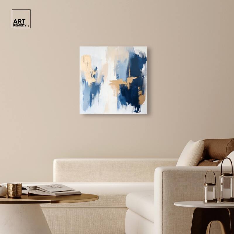 Tranquil Blue Depths II Canvas by Art Remedy, Gallery Wrapped