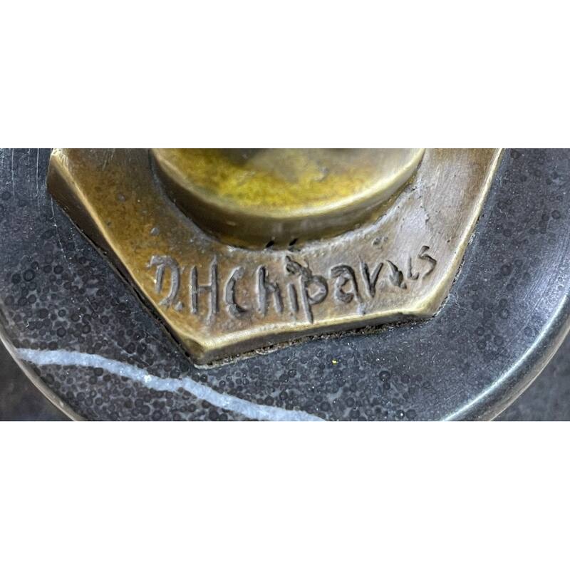 Signed~Chiparus~Alluring Woman In Seductive Pose Bronze Sculpture Statue Figure