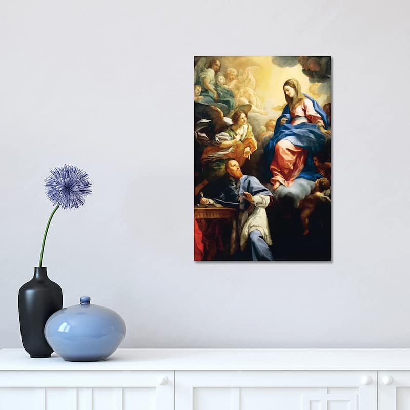 iCanvas "Virgin with Child appearing to St. Francis de Sales, 1691" by Carlo Maratta Canvas Print - 18x12x1.5