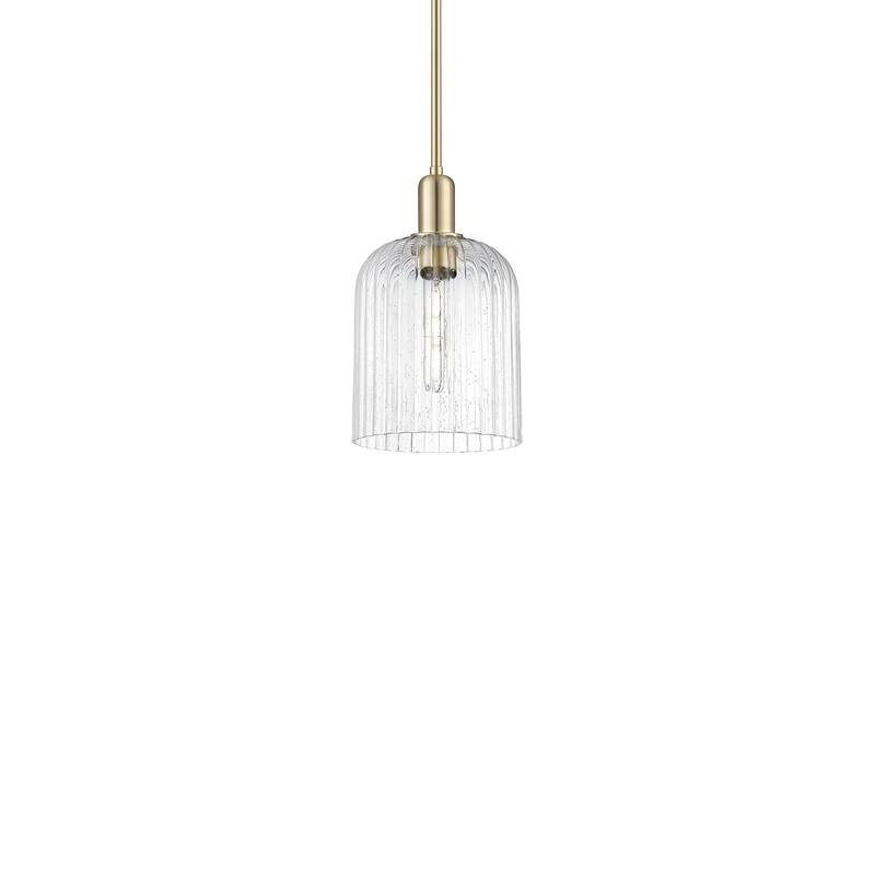 Innovations Lighting 716-1S-14-8 Bridal Veil Pendant Bridal Veil 8" - Champagne Bronze / Seedy